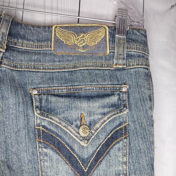 Rocawear Y2K 90's Denim Capri Size 11 - Picture 9 of 14